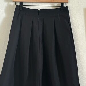 White House Black Market Classic Black A-Line Skirt